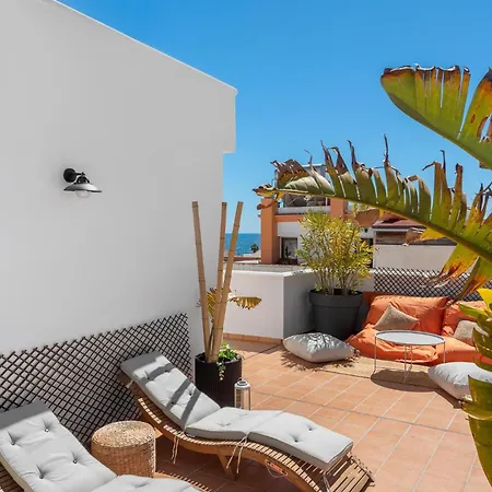 Apartment Casco Antiguo Terraza Y Vistas Al Mar Playa A Pie 1b *